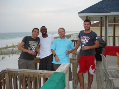 am Strand von Pensacola Beach