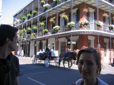 typisches french quarter haus